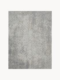 Tapis chenille Babylon, Fil de chenille (100 % coton), Tons gris, tons beiges, larg. 140 x long. 200 cm (taille S)