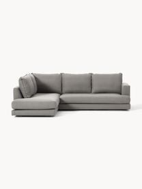 Ecksofa Tribeca, Bezug: 100 % Polyester Der hochw, Sitzfläche: Schaumpolster, Fasermater, Gestell: Massives Kiefernholz, Webstoff Taupe, B 274 x T 192 cm, Eckteil rechts