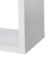 Groot boekenrek Portlyn in wit, Mat wit, 150 x 198 cm