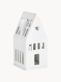 Portavela de porcelana Living, 13 cm, Porcelana, Blanco, An 6 x Al 13 cm