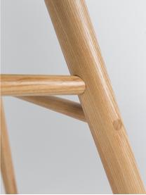 Kunststoffstuhl Albert Kuip mit Holzbeinen, Sitzfläche: 100% Polypropylen, Füße: Eschenholz, Grau-Blau, B 49 x T 55 cm