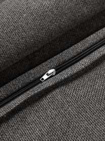Bankkussen Lennon, Bekleding: 100% polyester, Geweven stof antraciet, B 50 x L 80 cm