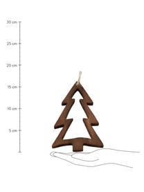 Set 6 ciondoli di Natale Emmelie, Legno di pino, Tonalità marroni, Larg. 12 x Alt. 12 cm