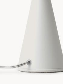 Petite lampe à poser artisanale Bilia, Blanc, Ø 12 x haut. 26 cm