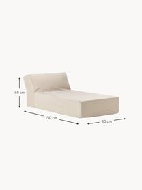 Outdoor beschermhoes Grow voor loungestoelen, Kunstvezels, Lichtbeige, B 80 x L 150 cm