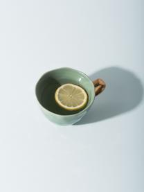 Tasse à thé Good Morning, Grès cérame, Vert sauge, Ø 11 x haut. 8 cm, 350 ml