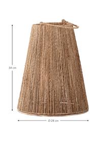 Lanterne jute Nio, Brun, Ø 28 x haut. 34 cm