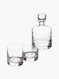 Whisky-Set Corelli aus Kristallglas, 3-tlg., Kristallglas

Bring den Glanz von Kristallglas auf Deinen Esstisch! Das Glas ist aussergewöhnlich transparent und schwer, dadurch fühlt es sich wertig an und sieht gleichzeitig auch noch gut aus. Zudem machen die filigranen Schliffe jedes Stück zu einem besonderen It-Piece, das sowohl praktisch als auch schön ist., Transparent, Set mit verschiedenen Grössen