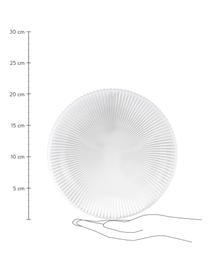 Talerz śniadaniowy ze szkła Nola, 2 szt., Szkło, Transparentny, Ø 21 cm