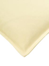 Housse de coussin en coton jaune clair Mads, 100 % coton, Jaune, larg. 40 x long. 40 cm