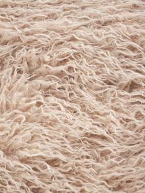 Sztuczne futro Morten, kręcone włosie, Nugatowy, S 60 x D 90 cm