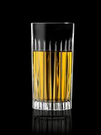 Kristall-Gläser Timeless mit Rillenrelief, 18er-Set, Luxion-Kristallglas, Transparent, Set mit verschiedenen Größen