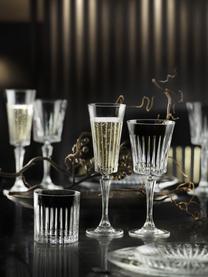 Kristall-Gläser Timeless mit Rillenrelief, 18er-Set, Luxion-Kristallglas, Transparent, Set mit verschiedenen Grössen