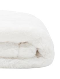 Plyšová deka z umelej kožušiny Mette, Biela, Š 150 x D 200 cm