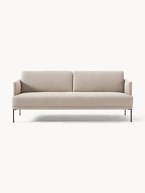 Sofa Fluente (3-Sitzer), Bezug: 100% Polyester 35.000 Sch, Gestell: Massives Kiefernholz, Webstoff Beige, B 196 x T 85 cm