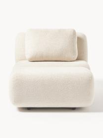 Teddy fauteuil Caterpillar, Poten: kunststof, Teddy lichtbeige, B 82 x D 118 cm