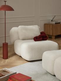 Teddy fauteuil Caterpillar, Poten: kunststof, Teddy lichtbeige, B 82 x D 118 cm