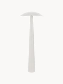 Kleine Stehlampe Moonbeam, Lampenschirm: Metall, beschichtet, Lampenfuß: Metall, beschichtet, Off White, H 130 cm