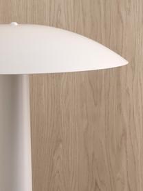 Kleine vloerlamp Moonbeam, Lampenkap: gecoat metaal, Lampvoet: gecoat metaal, Beige, Ø 50 x H 130 cm