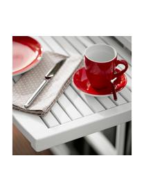 Table de balcon rabattable en bois Lodge, Blanc