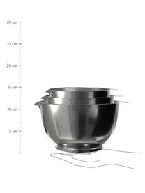 Set de cuencos de acero inoxidable Margrethe, 3 uds., Acero inoxidable 18/8

Los cuencos están hechos de acero inoxidable. Por tanto, son duraderos, inoxidables y resistentes a las bacterias, Plateado, Set de diferentes tamaños