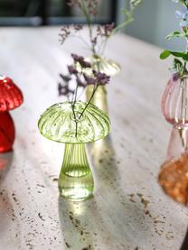 Glas-Vasen Mushroom, 5er-Set, Glas, Bunt, Set mit verschiedenen Grössen