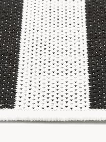 Tapis intérieur-extérieur à rayures Axa, 70 % polypropylène, 30 % polyester

Le matériau est certifié STANDARD 100 OEKO-TEX®, 13.HTR.20785, HOHENSTEIN HTTI, Blanc cassé, noir, larg. 80 x long. 250 cm