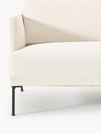 Sofa Fluente (3-Sitzer), Bezug: 100 % Polyester Der strap, Gestell: Massives Kiefernholz, Bir, Webstoff Off White, B 196 x T 85 cm