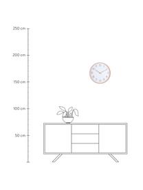 Horloge murale Pure, Blanc, bois