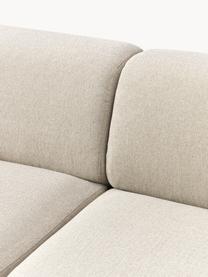 XL-Ecksofa Melva, Bezug: 100 % Polyester Der strap, Gestell: Massives Kiefern- und Fic, Webstoff Hellbeige, B 339 x T 339 cm