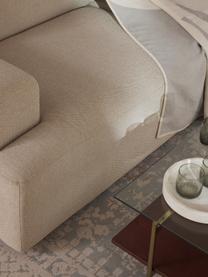 Canapé d'angle XL Melva, Tissu beige clair, larg. 339 x prof. 339 cm