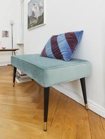 Banquette en velours Beverly, Turquoise