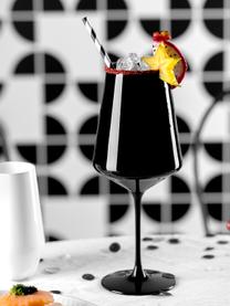 Cocktailgläser Etna, 2 Stück, Glas, schwarz lackiert, Schwarz, Ø 11 x H 26 cm, 750 ml