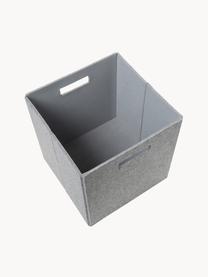 Skladovací box Lena, Plsť z recyklované umělé hmoty, Šedá, V 32 cm, Š 32 cm
