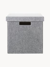 Skladovací box Lena, Plsť z recyklované umělé hmoty, Šedá, V 32 cm, Š 32 cm