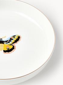 Servizio di piatti Flamboyant, 4 persone (12 pz), Porcellana, Multicolore con bordo dorato, 4 persone (12 pz)