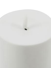 Candela a LED Hourse, alt. 25 cm, Plastica, Bianco, Ø 10 x Alt. 25 cm