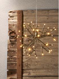 Decorazione natalizia a LED da esterno Winny, Ø 30 cm, Decorazione: plastica, Struttura: metallo, Dorato, Ø 30 x Alt. 27 cm