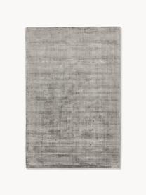 Tapis en viscose tissé main Jane, Gris, larg. 200 x long. 300 cm (taille L)