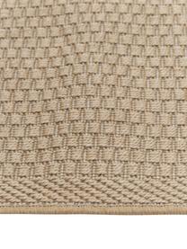 Ovale In- & outdoor vloerkleed Toronto in donkerbeige, 100% polypropyleen, Beige, B 200 x L 300 cm (maat L)