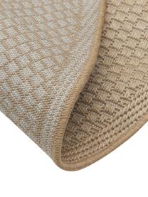 Ovale In- & outdoor vloerkleed Toronto in donkerbeige, 100% polypropyleen, Beige, B 200 x L 300 cm (maat L)