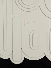 Rámovaná reliéfní nástěnná dekorace s reliérem August, Sádra, Černá, tlumeně bílá, Š 52 cm, V 64 cm