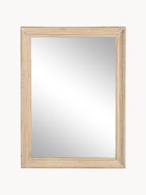 Espejo de pared de madera Tiziano, Espejo: cristal, Beige, An 60 x F 4 cm