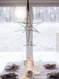 Adorno navideño luminoso Lizzy, con enchufe, Cable: plástico, Negro, Ø 47 x Al 47 cm