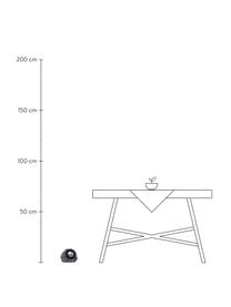 Solar vloerlamp Rocky, Grijs, B 20 x H 16 cm