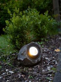 Solární podlahová lampa Rocky, Šedá, Š 20 cm, V 16 cm