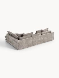 Ecksofa Tribeca, Bezug: 100 % Polyester Der strap, Gestell: Buchenholz, Kiefernholz, , Webstoff Taupe, B 274 x T 192 cm, Eckteil rechts