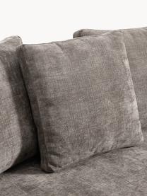 Ecksofa Tribeca, Bezug: 100 % Polyester Der strap, Gestell: Buchenholz, Kiefernholz, , Füße: Kiefernholz Dieses Produk, Webstoff Taupe, B 274 x T 192 cm, Eckteil rechts