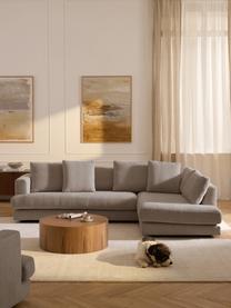 Ecksofa Tribeca, Bezug: 100 % Polyester Der strap, Gestell: Buchenholz, Kiefernholz, , Webstoff Taupe, B 274 x T 192 cm, Eckteil rechts