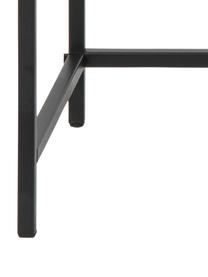 Konzolový stolek Seaford, Přírodní dřevo, černá, Š 120 cm, V 79 cm